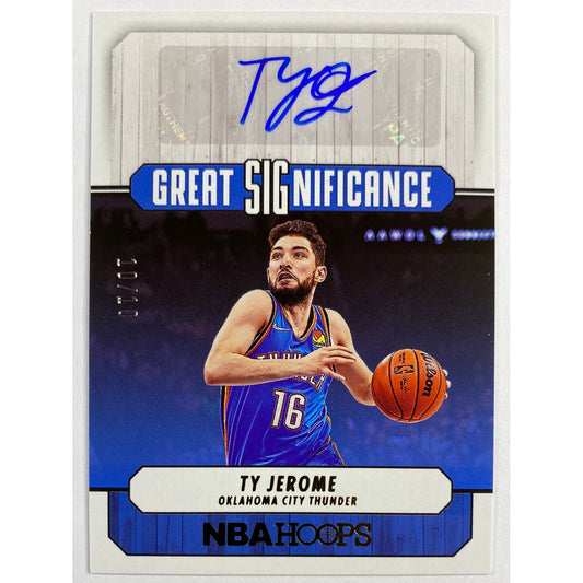 2022-23 Hoops Ty Jerome Great SIGnificance 10/10