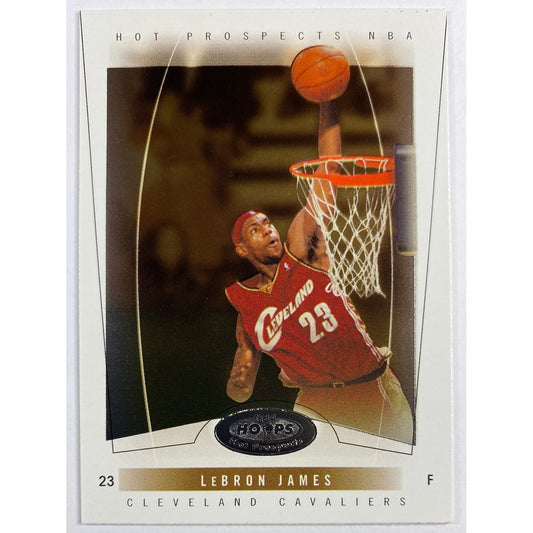 2004-05 Hoops Hot Prospects Lebron James 2nd Year