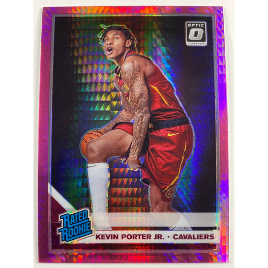 2019-20 Donruss Optic Kevin Porter Jr Pink Hyper Prizm Rated Rookie