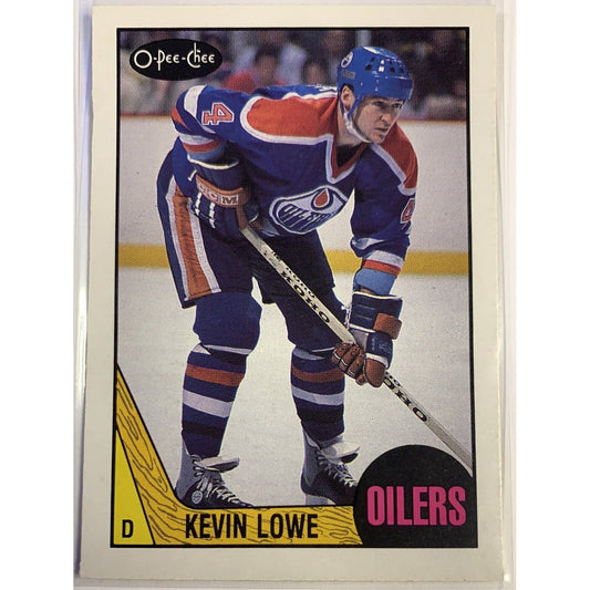  1987-88 O-Pee-Chee Kevin Lowe Base #200  Local Legends Cards & Collectibles