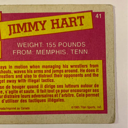 1985 Titan Sports Jimmy “Mouth of the South” Hart