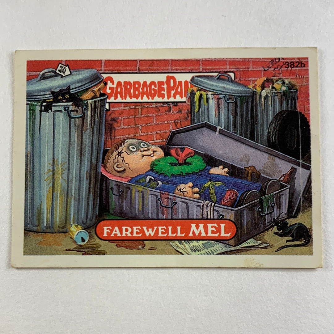 1987 Topps Garbage Pail Kids Farewell Mel Die Cut | Local Legends Cards & Collectibles