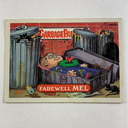 1987 Topps Garbage Pail Kids Farewell Mel Die Cut | Local Legends Cards & Collectibles