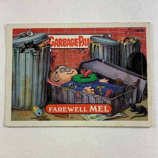 1987 Topps Garbage Pail Kids Farewell Mel Die Cut