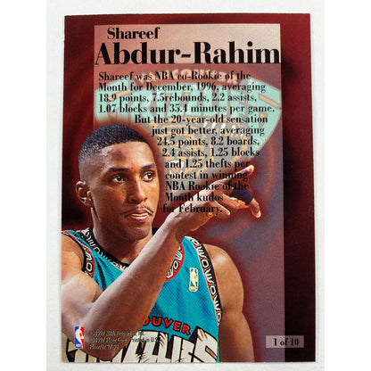 1997-98 Fleer Shareef Abdur-Rahim Rookie Rewind