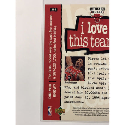  1995-96 Upper Deck Collectors Choice Scottie Pippen United Effort  Local Legends Cards & Collectibles