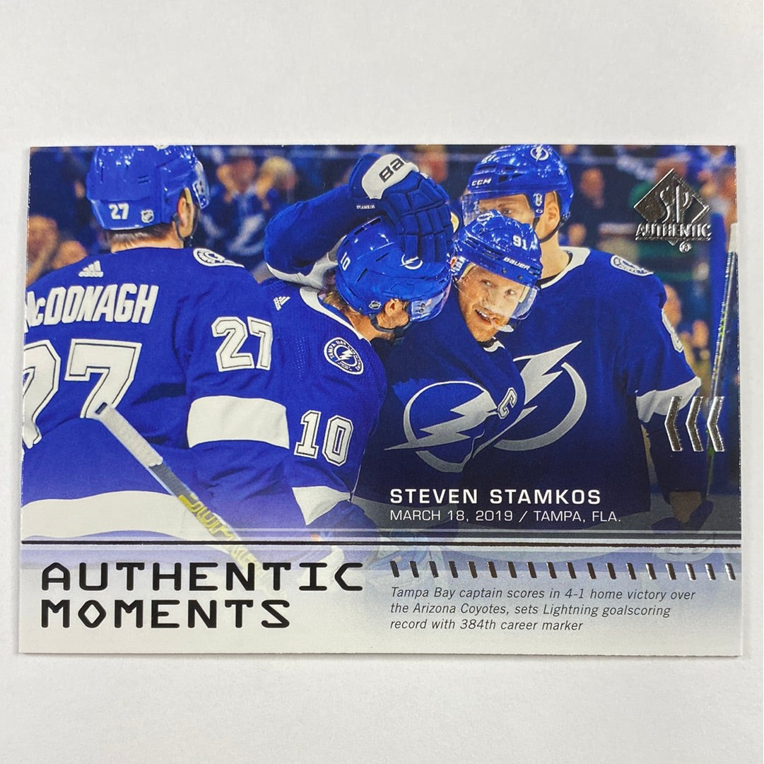 2019-20 SP Authentic Steven Stamkos Authentic Moments