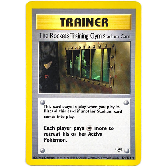 The Rocket’s Training Gym Non-Holo Rare 104/132