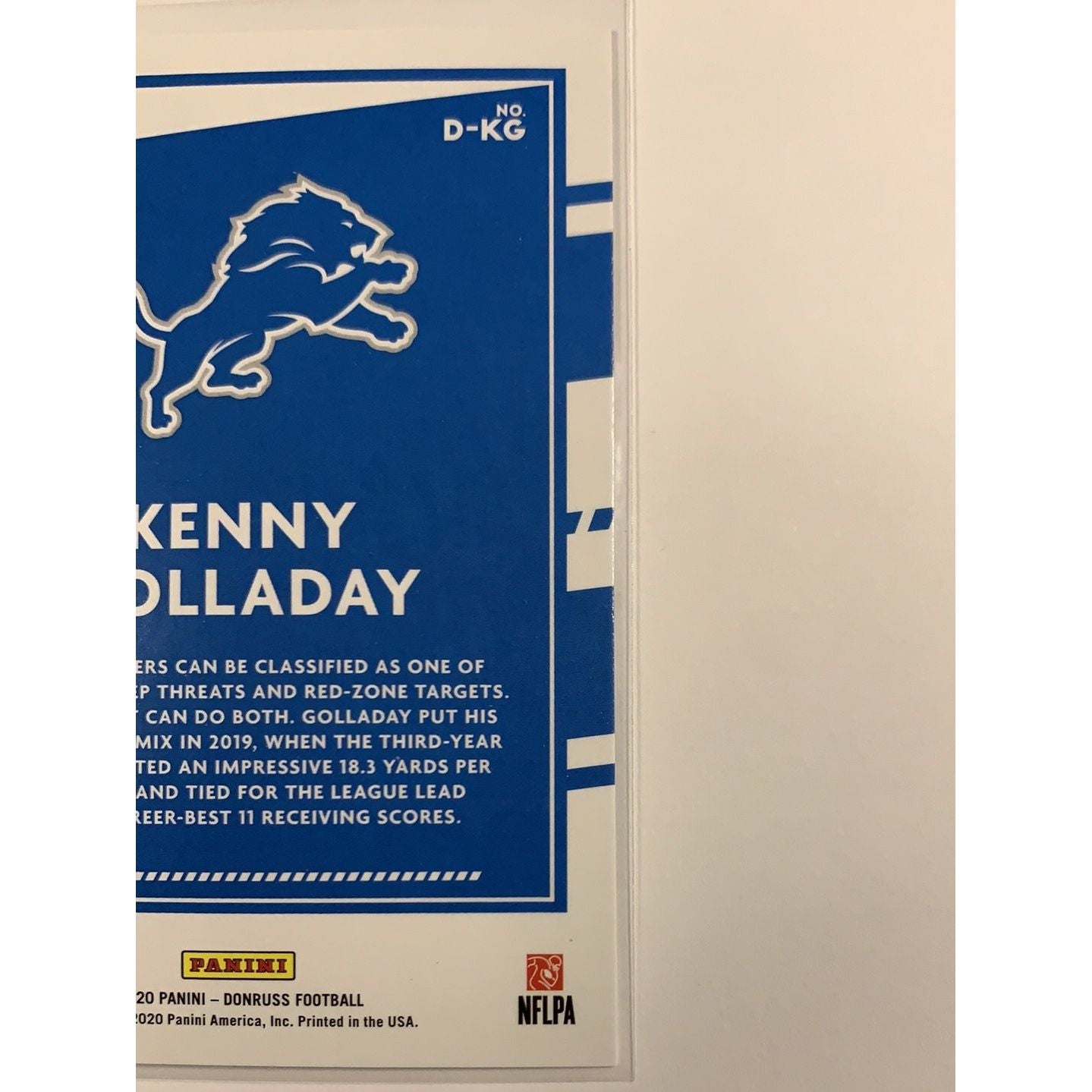 2020 Donruss Kenny Golladay Dominators  Local Legends Cards & Collectibles