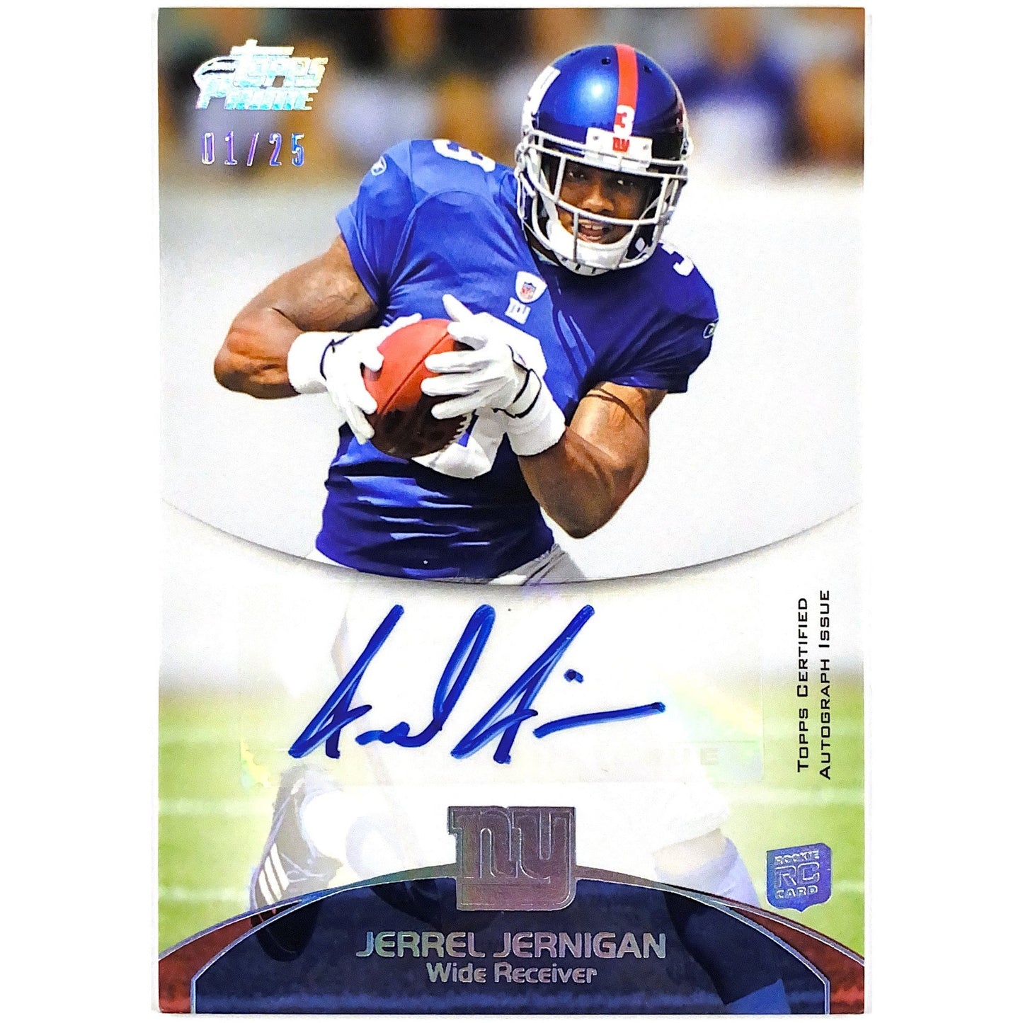 2011 Topps Prime Jerel Jernigan Prime Auto 01/25