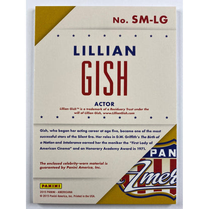2015 Americana Lillian Gish Star Materials Patch