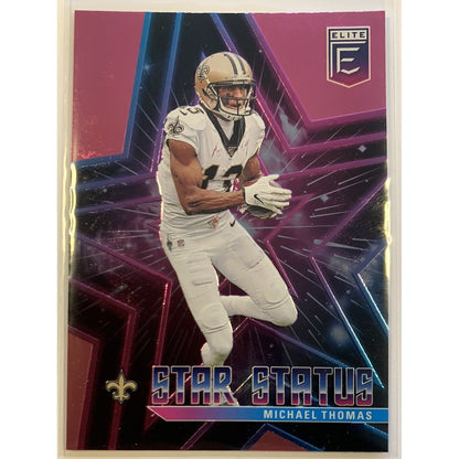  2020 Donruss Elite Michael Thomas Star Status Pink Parallel  Local Legends Cards & Collectibles