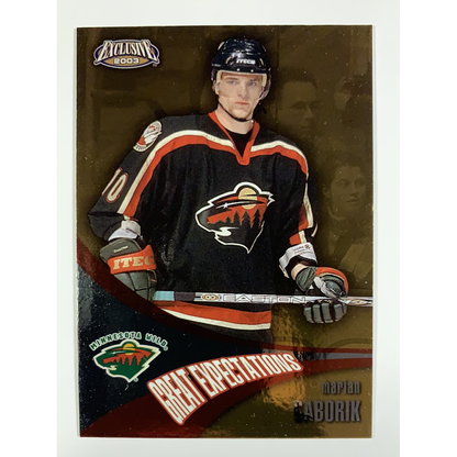  2002-03 Pacific Exclusive Marian Gaborik Great Expectations  Local Legends Cards & Collectibles