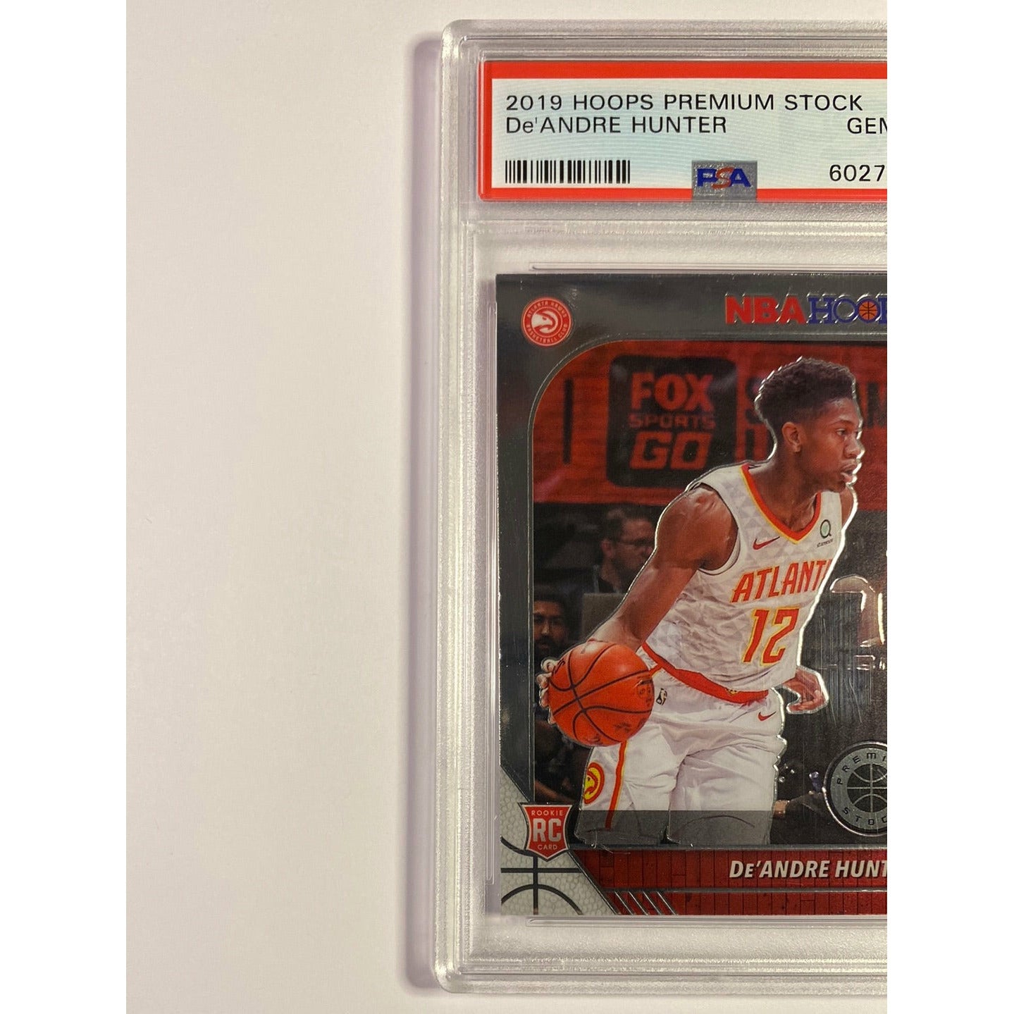 2019 Hoops Premium Stock De’Andre Hunter #202 PSA GEM MT 10
