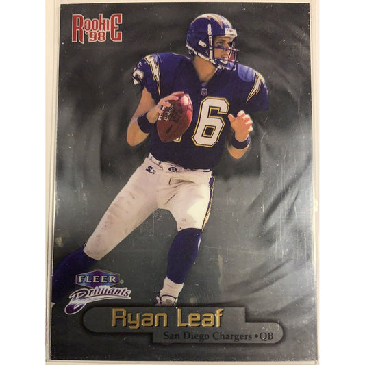  1998 Fleer Brilliants Ryan Leaf RC  Local Legends Cards & Collectibles