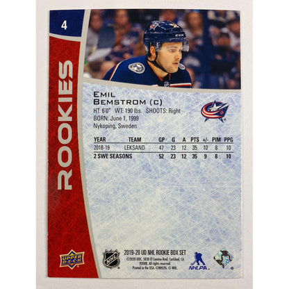 2019-20 Box Set Emil Bemstrom RC