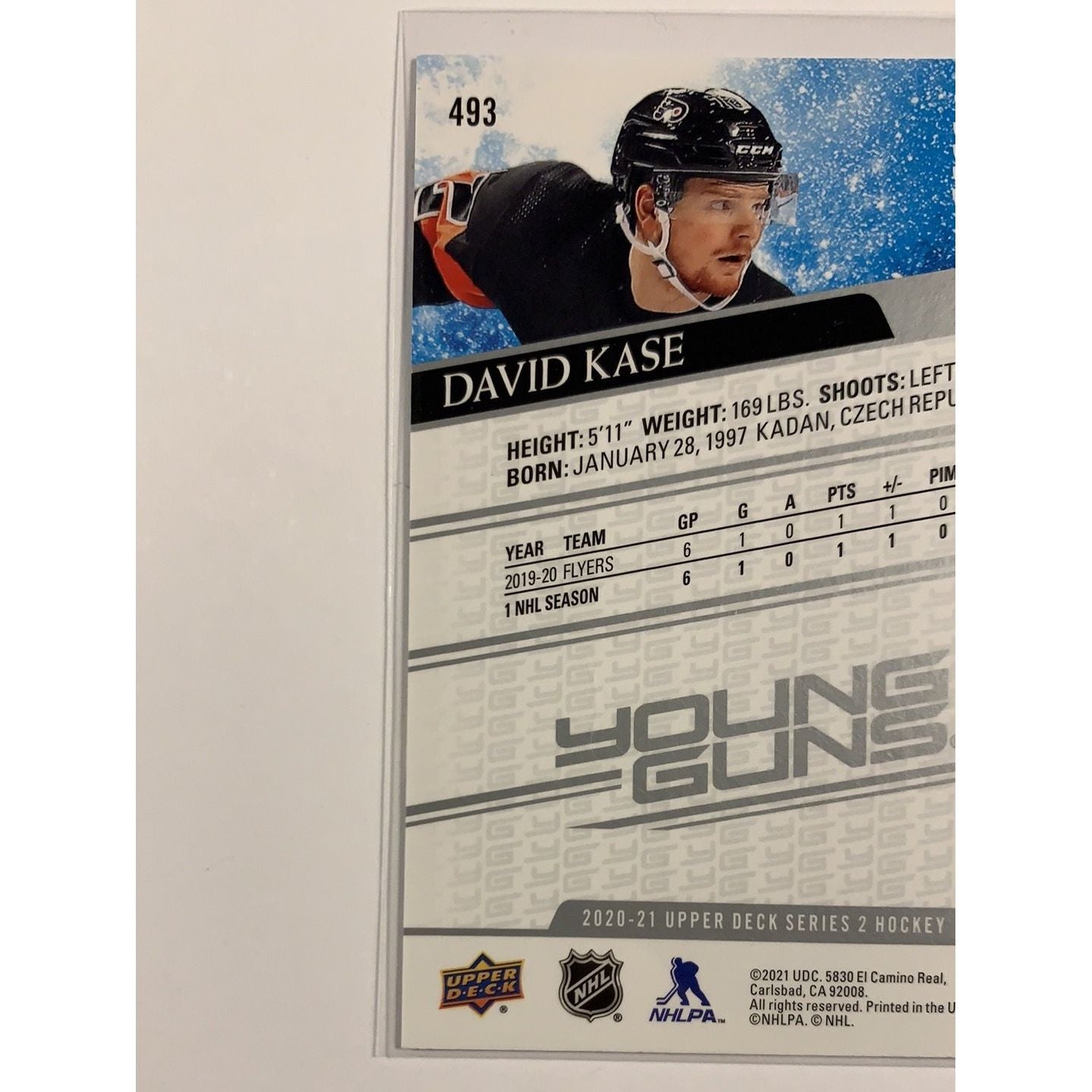  2020-21 Upper Deck Series 2 David Kase Young Guns  Local Legends Cards & Collectibles
