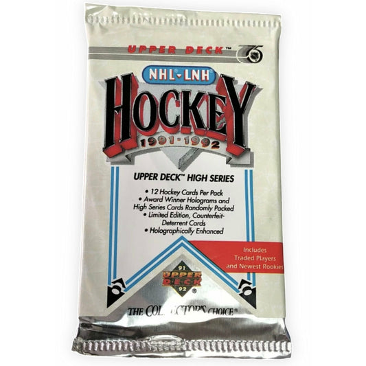  1991-92 Upper Deck High Series NHL Hockey Czech & English Pack  Local Legends Cards & Collectibles