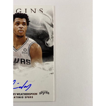 2019-20 Origins Quinndary Weatherspoon Rookie Auto