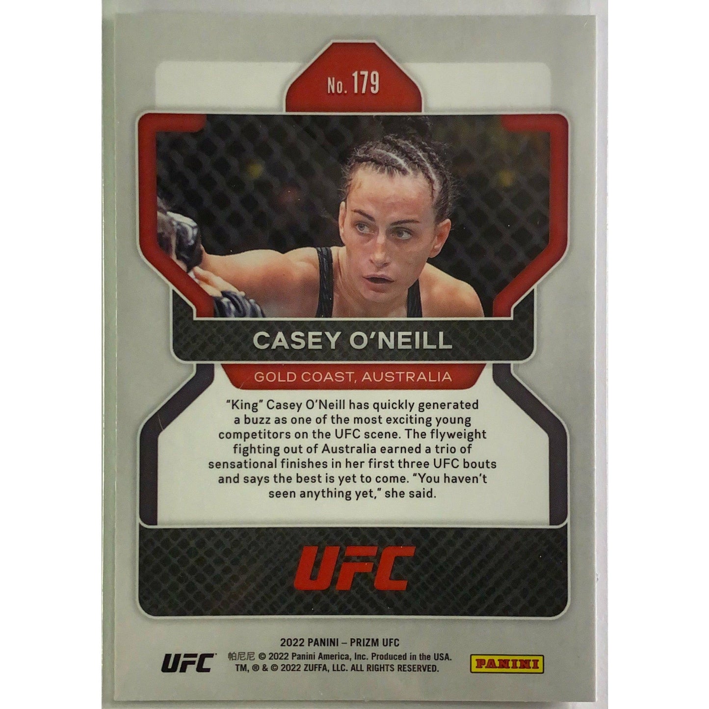 2022 Panini Prizm Casey O’Neill RC