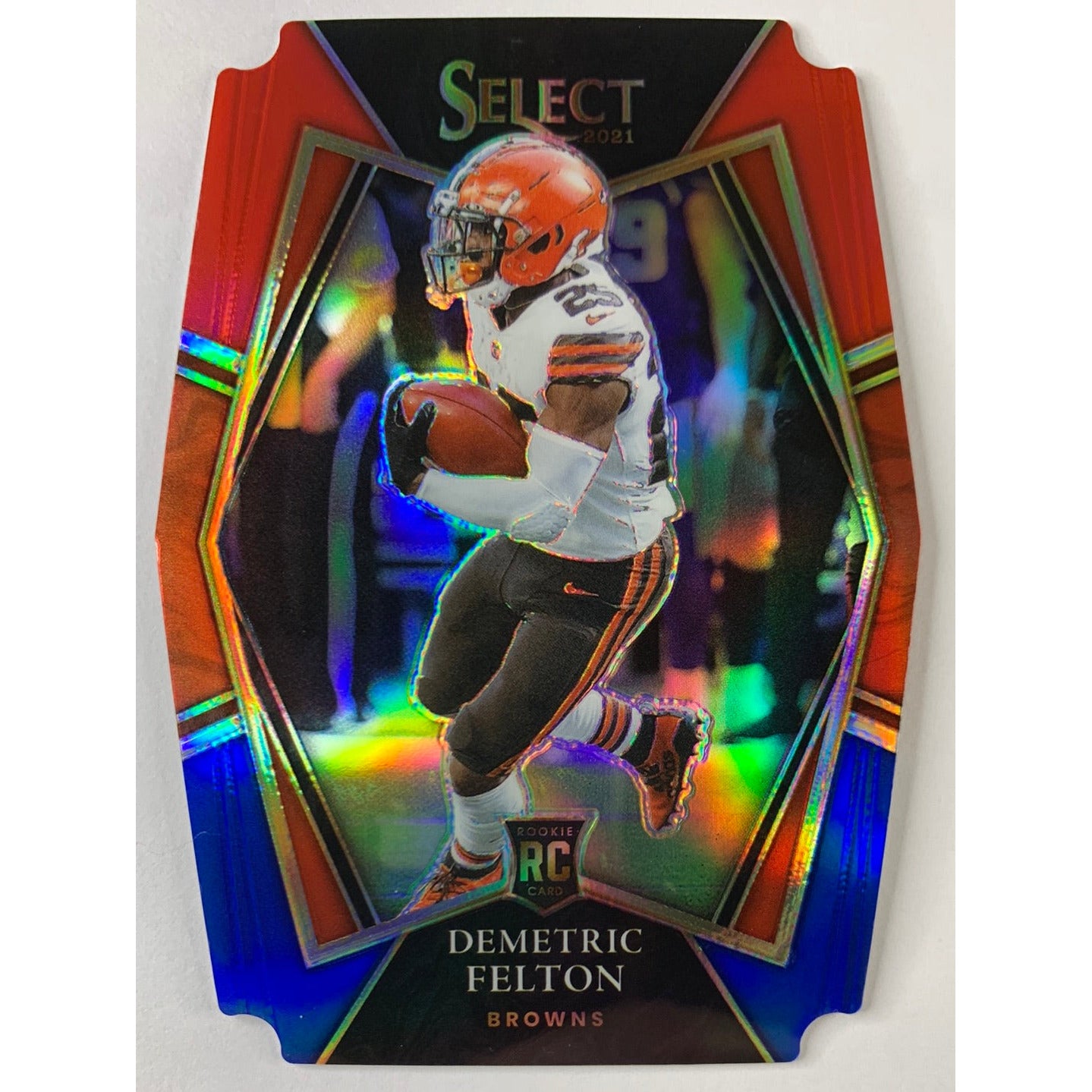 2022 Select Demetric Felton Red White Blue Die-Cut RC