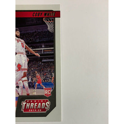2019-20 Threads Coby White Green Parallel RC