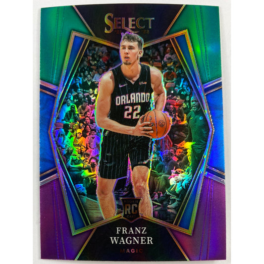 2021-22 Select Franz Wagner Premier Level Green White Purple Holo Prizm RC