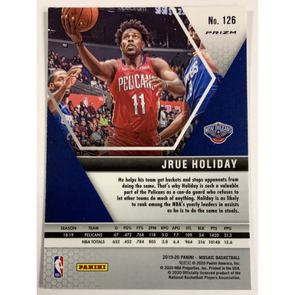  2019-20 Mosaic Jrue Holiday Silver Prizm  Local Legends Cards & Collectibles