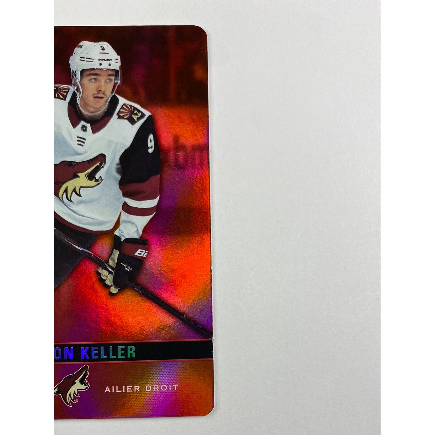 2019-20 Tim Hortons Clayton Keller Red Die Cut