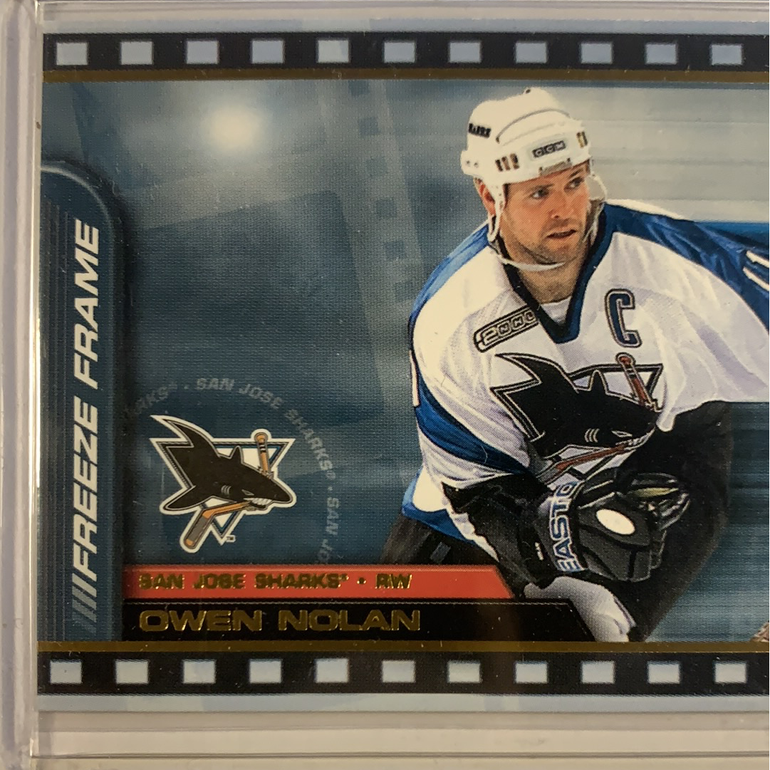  2000-01 Pacific Paramount Owen Nolan Freeze Frame  Local Legends Cards & Collectibles