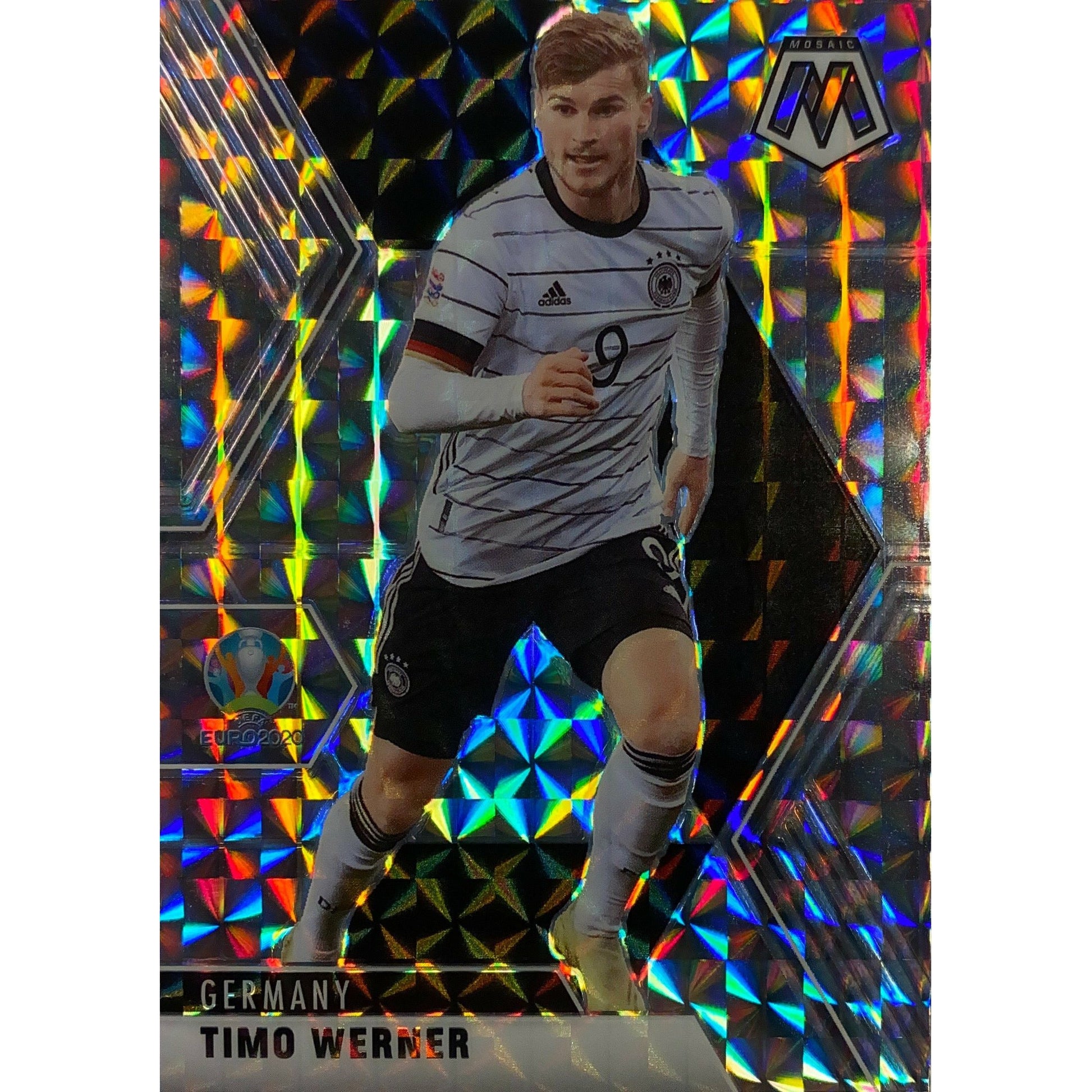  2021 Mosaic UEFA Timo Werner Silver Mosaic  Local Legends Cards & Collectibles