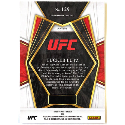2022 Select Tucker Lutz Orange Flash Prizm RC