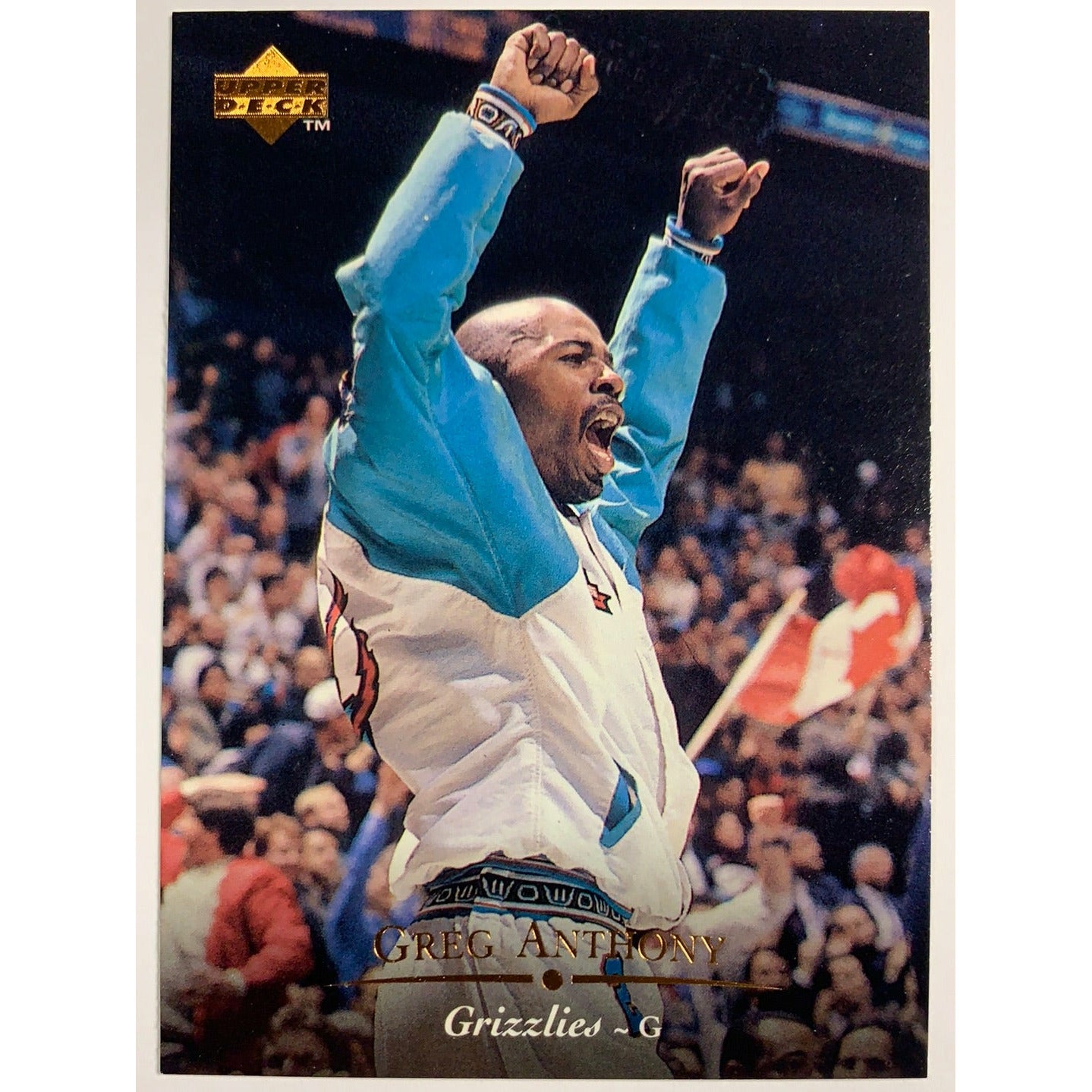 1995-96 Upper Deck Greg Anthony Base #257-Local Legends Cards & Collectibles