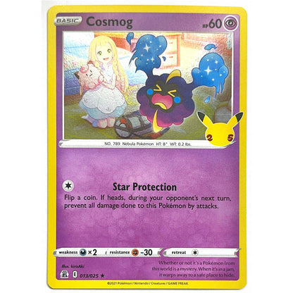 Celebrations Cosmog Rare Holo 013/025