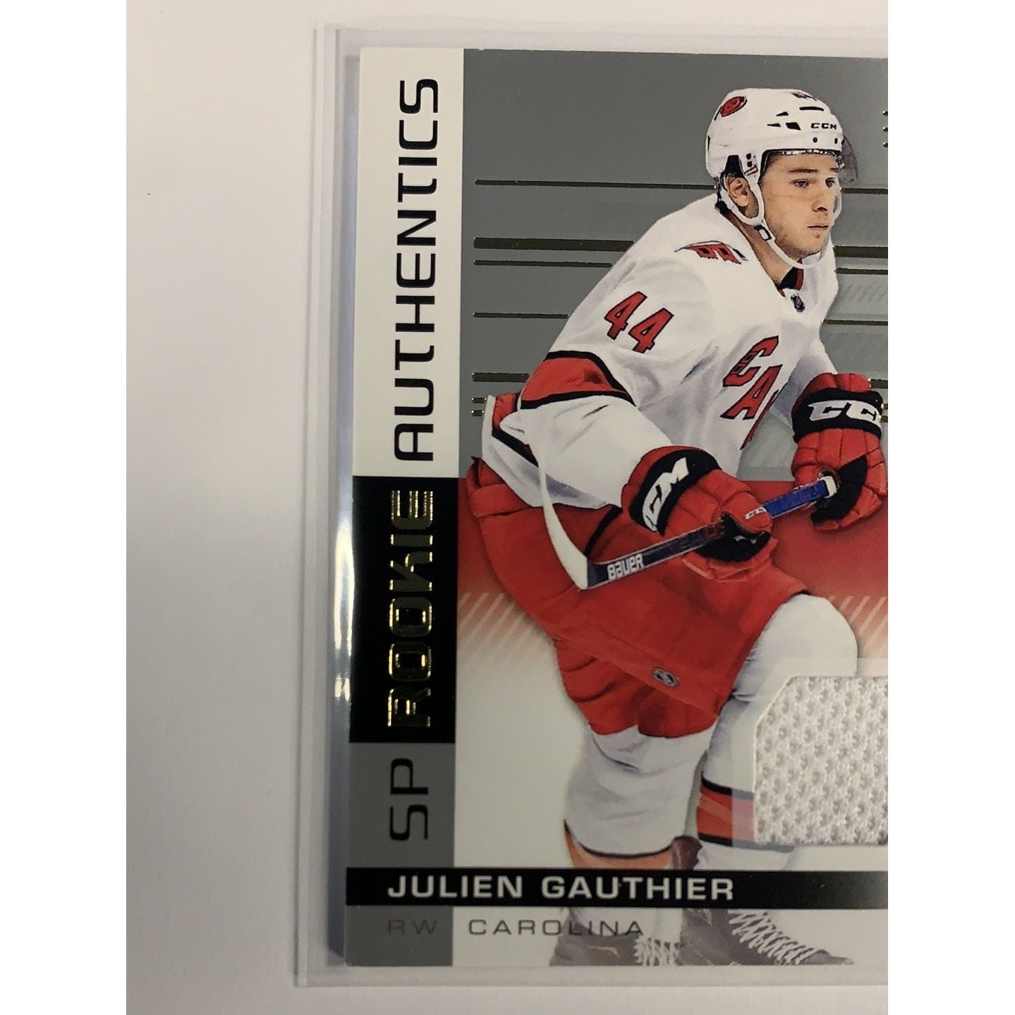  2019-20 SP Julien Gauthier Rookie Authentics Jersey Patch  Local Legends Cards & Collectibles