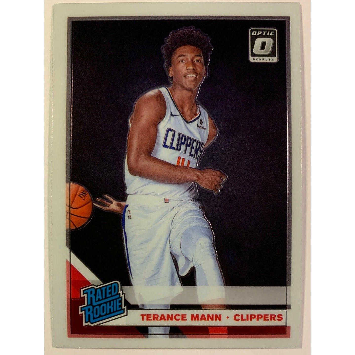  2019-20 Donruss Optic Terance Mann Rated Rookie  Local Legends Cards & Collectibles