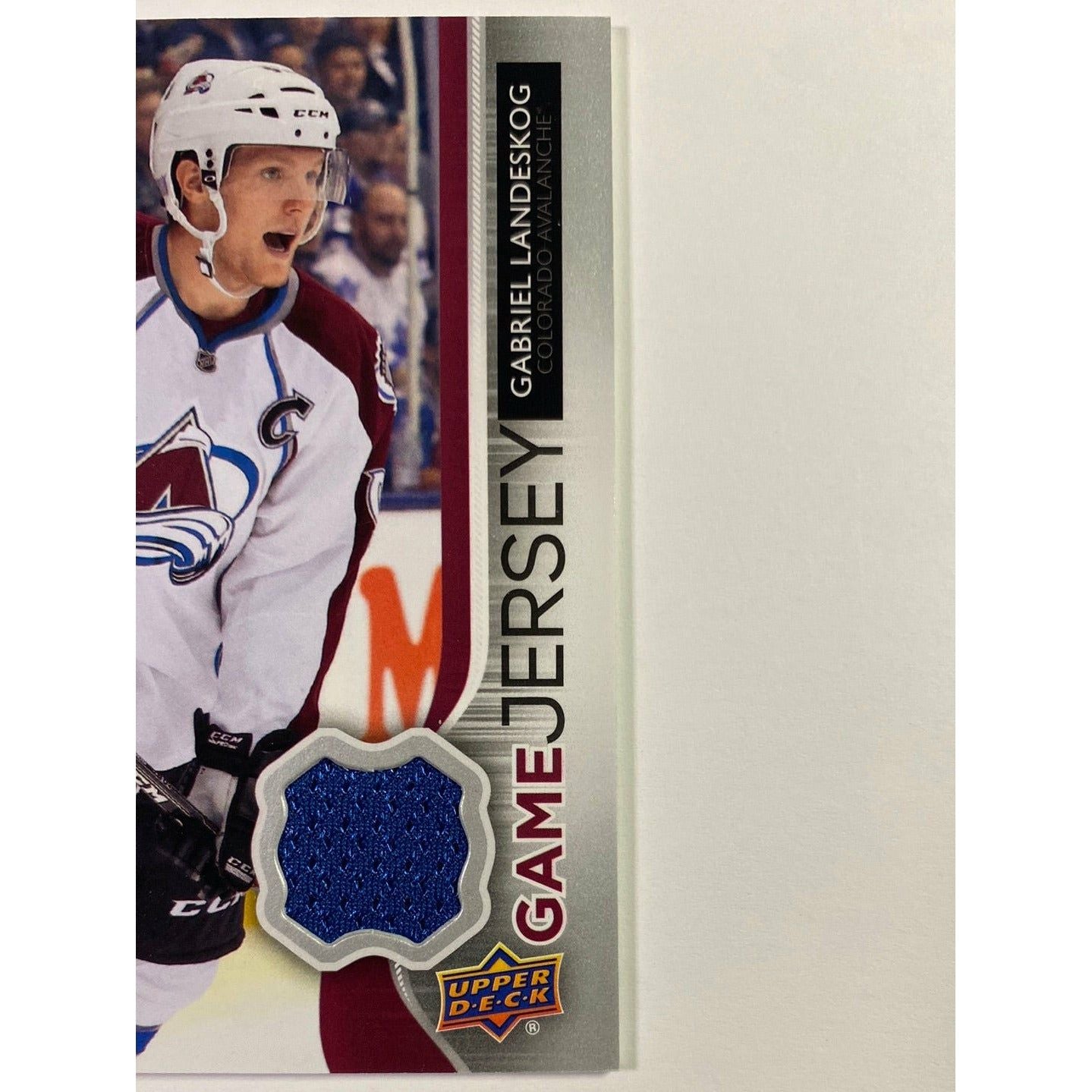 2014-15 Upper Deck Series 1 Gabriel Landeskog UD Game Jersey