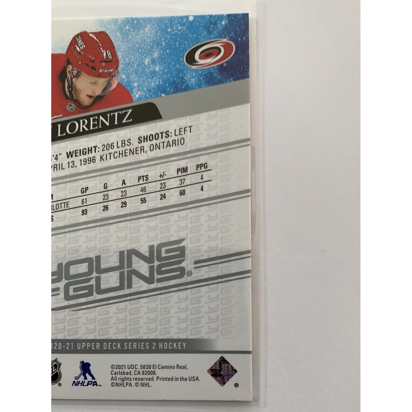  2020-21 Upper Deck Series 2 Steven Lorentz Young Guns  Local Legends Cards & Collectibles