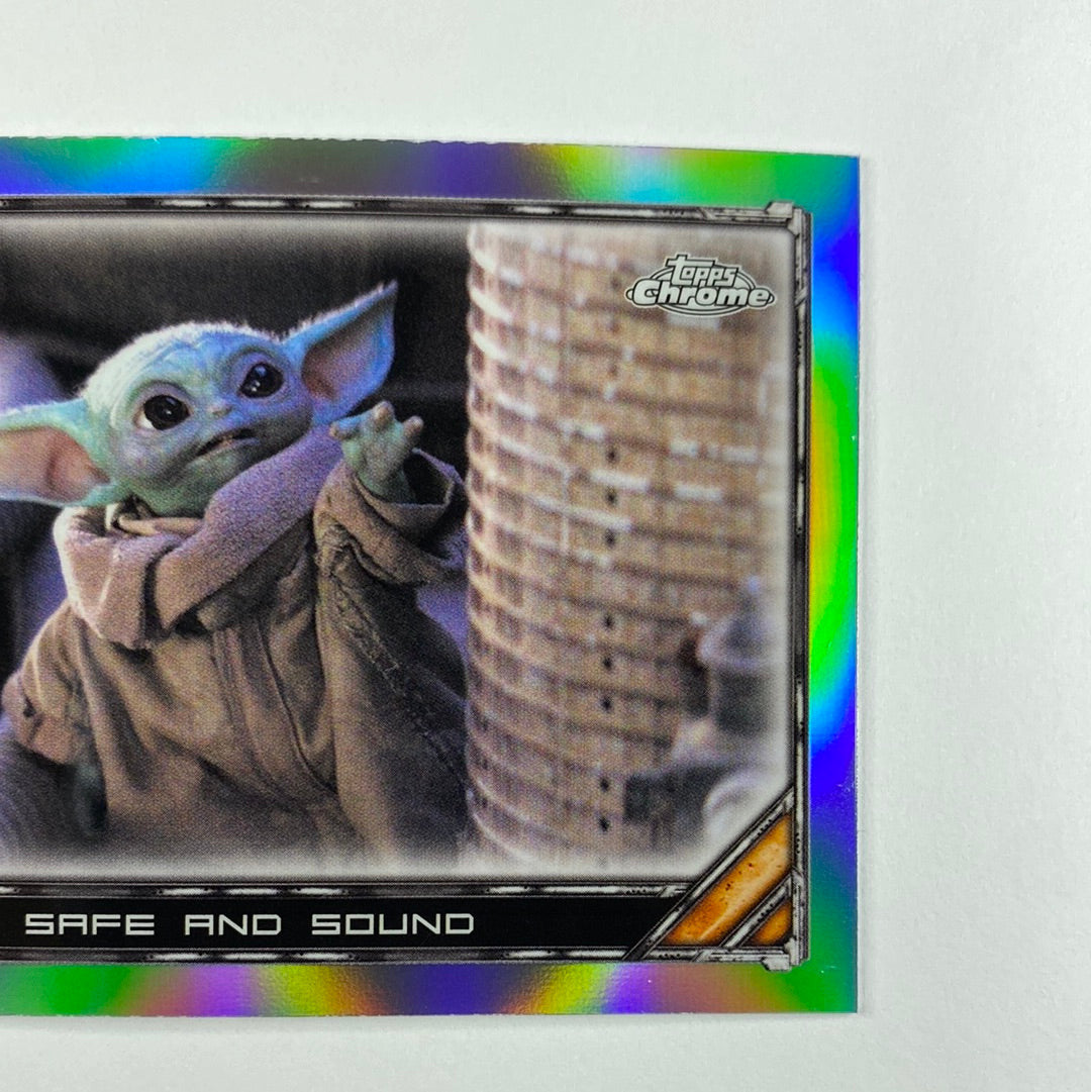 Topps Chrome The Mandalorian Safe and Sound Refractor