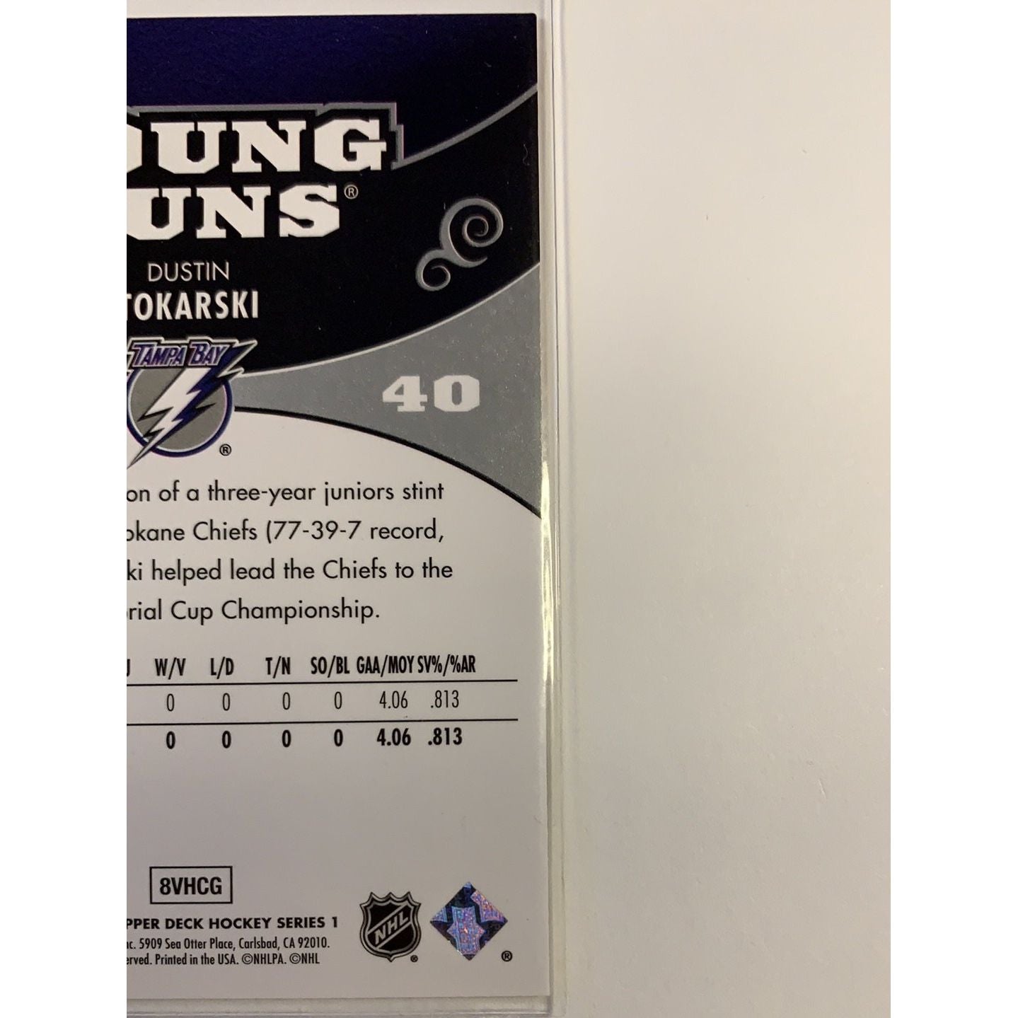 2010-11 Upper Deck Series 1 Dustin Tokarski Young Guns  Local Legends Cards & Collectibles