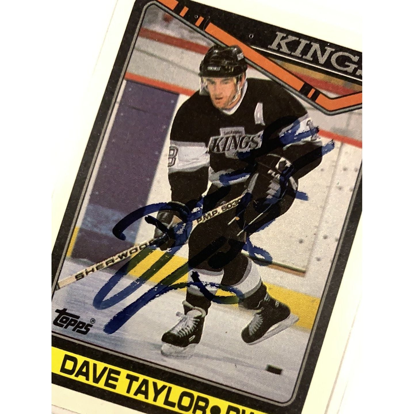  1990 Topps Dave Taylor In Person Auto  Local Legends Cards & Collectibles