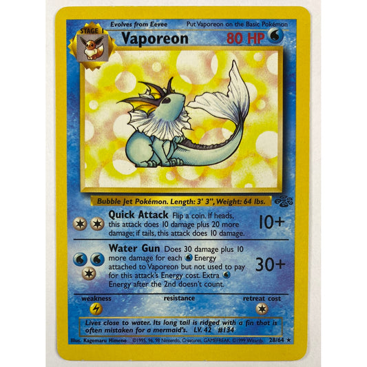 Vaporeon Non-Holo Rare 28/64