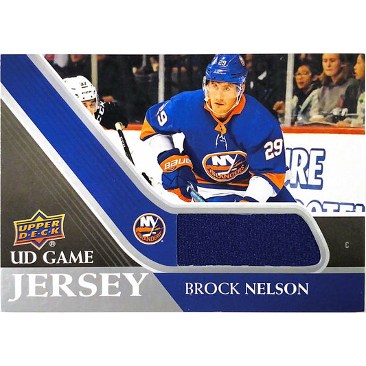 2020-21 Upper Deck Series 1 Brock Nelson UD Game Jersey