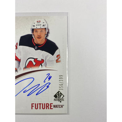 2020-21 SP Authentic Ty Smith Retro Future Watch Auto /399