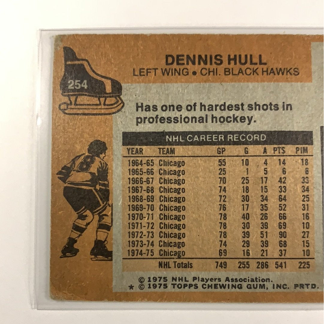  1975-76 Topps Dennis Hull  Local Legends Cards & Collectibles