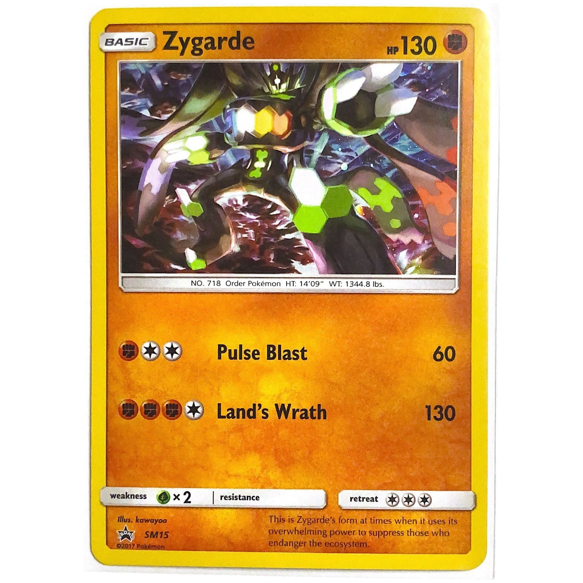  Sun & Moon Collection Zygarde Rare Holo Black Star Promo SM15  Local Legends Cards & Collectibles