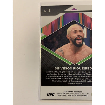  2021 Panini Prizm Deiveson Figueiredo Fearless Insert  Local Legends Cards & Collectibles