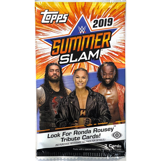2019 Topps WWE Summer Slam Wrestling Hobby Pack