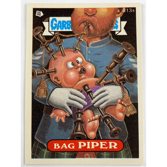 1988 Topps Garbage Pail Kids Bag Piper Die Cut