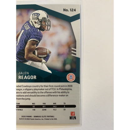  2020 Donruss Elite Jalen Reagor RC Pink Parallel  Local Legends Cards & Collectibles